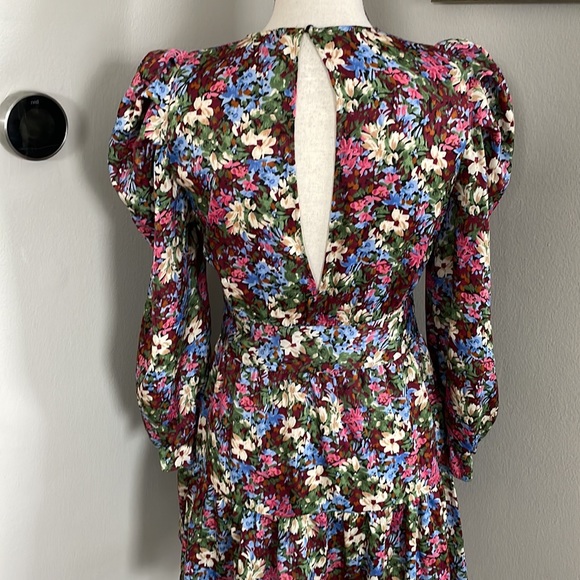 ZARA floral dress rare as seen on celebrities - Picture 7 of 12